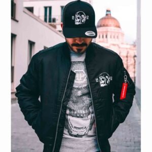 Death Rider Bomber Jacket - Model