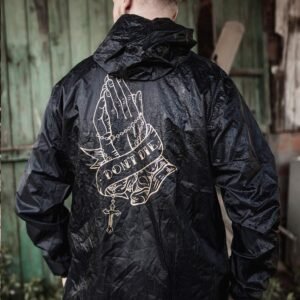 Don't Die Motorcycle Rain Jacket - Rear Details