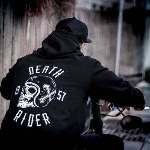 Death Rider Hoodie Black - Details