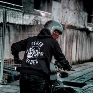 Death Rider Hoodie Black - Rear