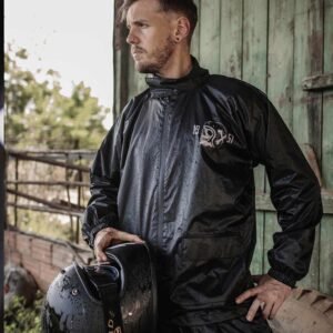 Death Rider 1957 Rain Suit- Model Model Front