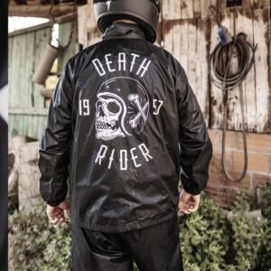 Death Rider 1957 Rain Suit- Model Model Rear