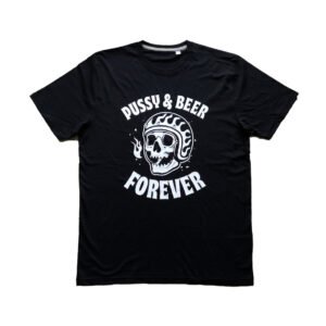 Pussy and Beer T-Shirt Black - Front