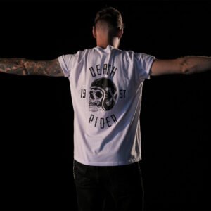 Death Rider - T-Shirt White Rear