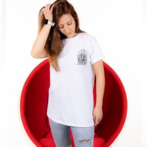 T-Shirt Loud Pipes Save Lives - White Front Girl