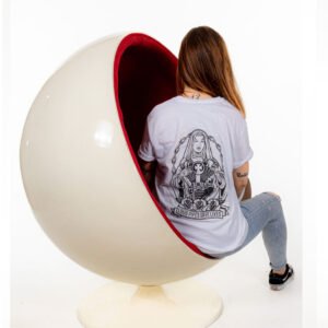 T-Shirt Loud Pipes Save Lives - White Rear Girl