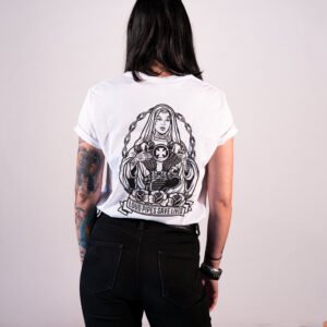 T-Shirt Loud Pipes Save Lives - White Rear