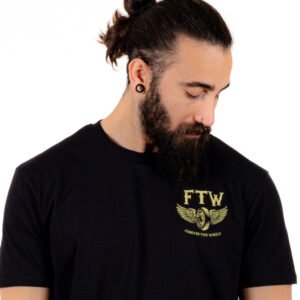 Death Rider – “FTW” T-Shirt - Yellow Logo Zoom