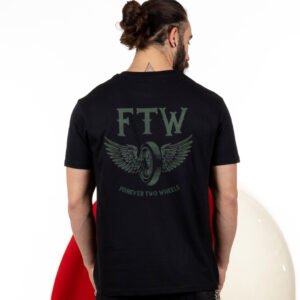 Death Rider – “FTW” T-Shirt - Grey Logo Rear