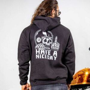 Death Rider “Ride Hard” Hoodie - Rear