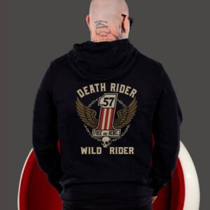 Death Rider “Ride Wild” Hoodie - Back