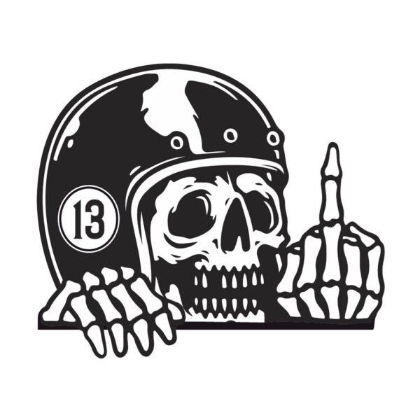 One Finger Salute Sticker - Sticker