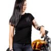 Death Rider "Throttle Queen" Women's biker t-shirt - Front